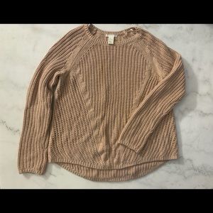 H&M Champagne Colored Sweater
